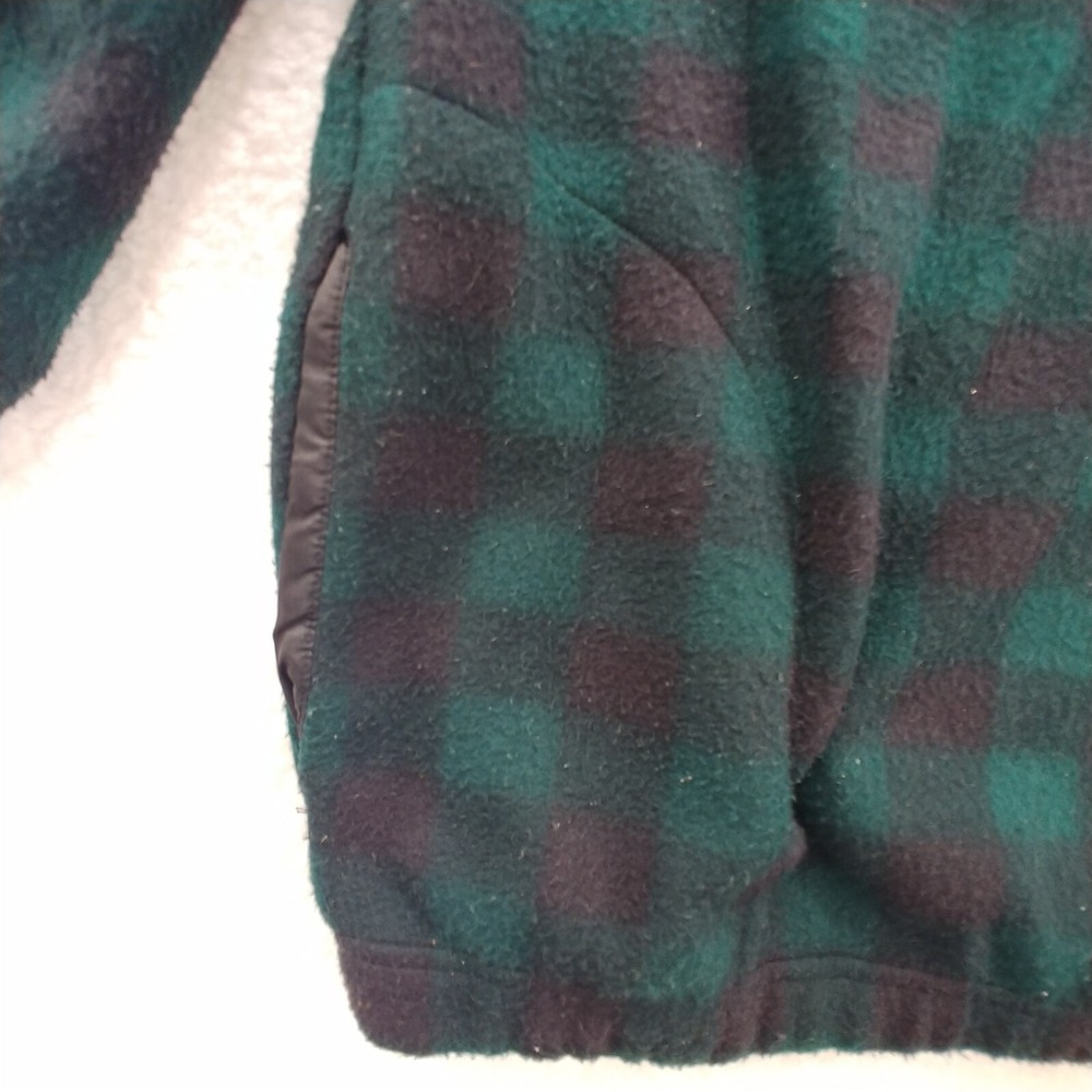 Bugle Boy Green 1/4 Zip Pullover Fleece Jacket Sweatshirt Men's Size Large - Picture 3 of 8